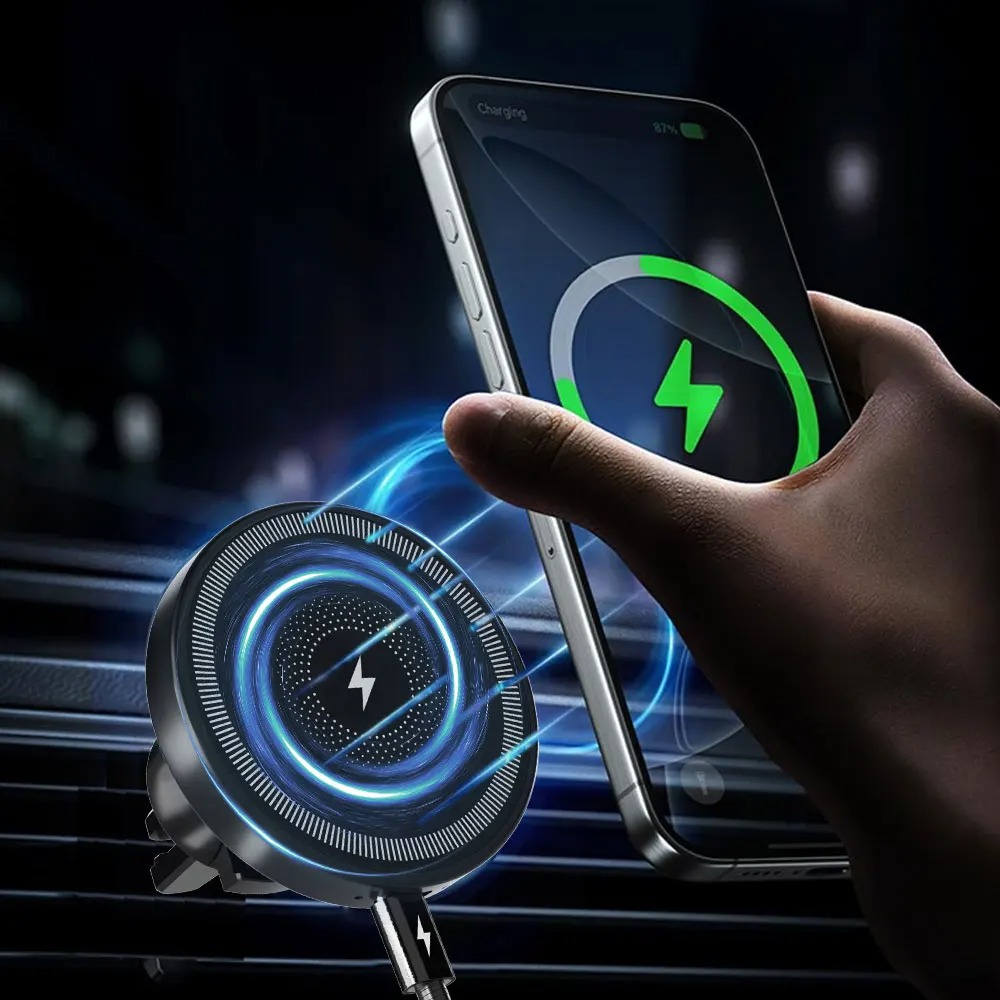 자석식 무선 차량용 충전기 에어벤트 폰 홀더 스탠드 ( - Magnetic Phone Holder For Car Vent 리뷰 및 가격