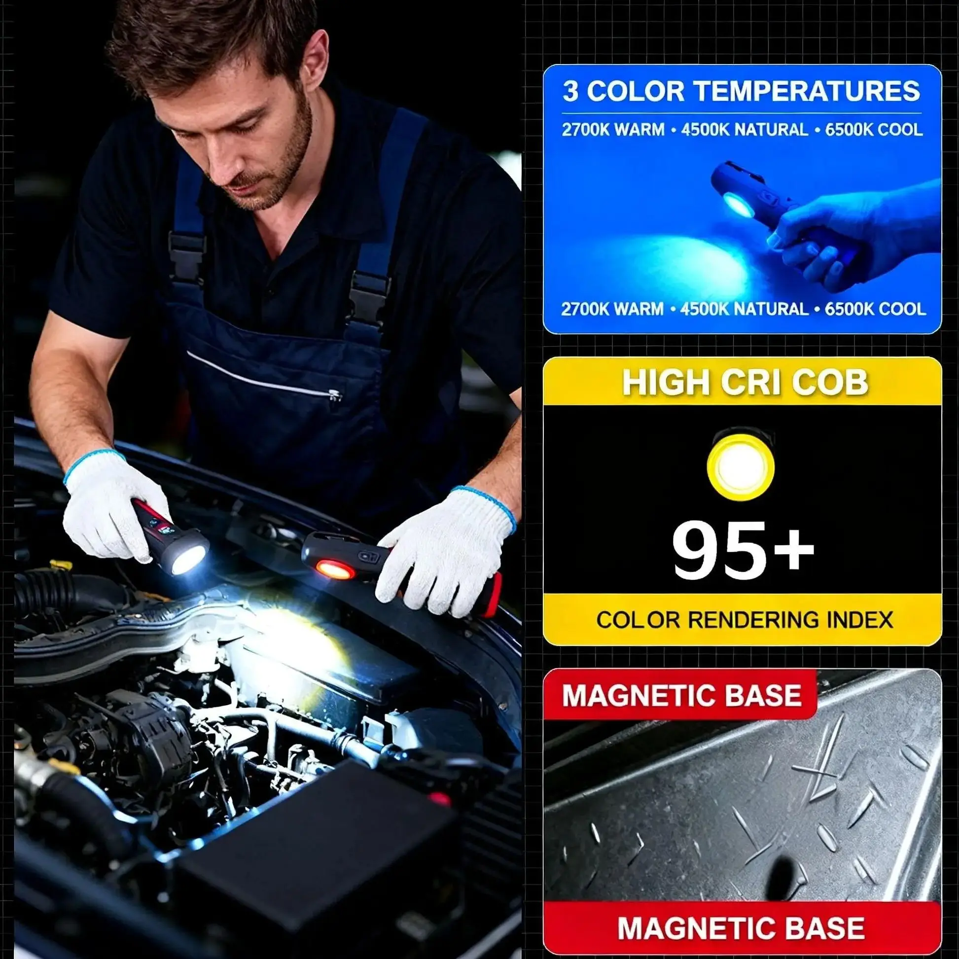 FUNAYA 휴대용 손전등 자동차 디테일링 도구 자동차 - Auto Repair Tools 리뷰 및 가격