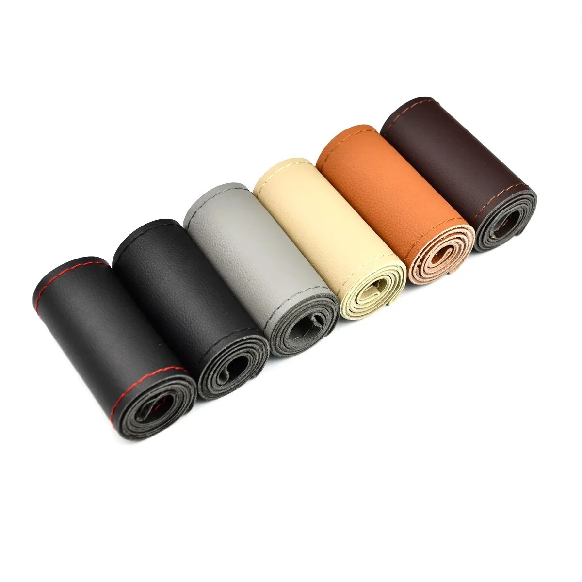 유니버설 가죽 자동차 스티어링 휠 스티치 랩 커버에 맞 - Car Steering Wheel Cover Anti Slip Breathable 리뷰 및 가격